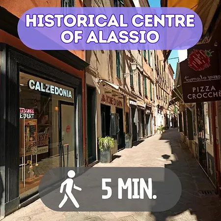 10 Minutes' Walk From The Railway Station Apartmán Alassio